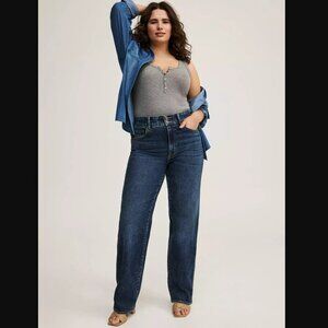 Torrid High-Rise Straight Stovepipe Jean